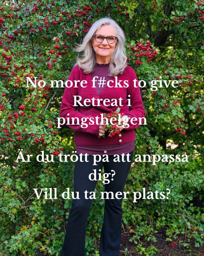 Ett retreat för dig som känner att du har "no more fucks to give"